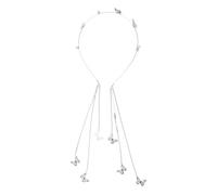 Per Strass Shinning Fascia Per Le Donne Fatti A Mano Stero Per Farfalla Cerchi Dei Capelli Con Lungo Fascia Dei Capelli Acces