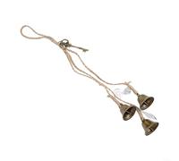 Per stregoneria Wind Chime con 3 campane della fortuna progettate per purificare l'energia negativa e aggiungere un tocco mistico al tuo ambiente domestico (A e A)