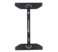 per Strumenti per Modelli di Pedate per Scale, Strumento per Modelli di Scale in Alluminio con Lunghezza 'angolo e Altezza Regolabili Pedate per Scale Rotanti a 360 Gradi,