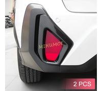 Per Subaru Crosstrek 2024 2025 riflettore paraurti posteriore in fibra di carbonio circonda la copertura fendinebbia