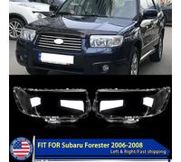 Per Subaru Forester Luci Fritte Copertura 2.5 XS XT X Sport 2005 2006 2007 2008 Luce Anteriore Paralume Faro Copriobiettivo Trasparente pair