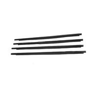 Per Subaru Per Forester 2004-2007 Guarnizione Esterna Finestrino 61280-SA010 4 Pezzi Nera (Gomma Esterna Vetro)