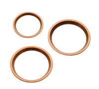 Per Subaru Per Forester 2019-2021 Per Crosstrek Per Impreza 2018-2021 Pomello Del Volume Dell'aria Condizionata Auto Anello Decorativo HETEVSCCK(Orange)