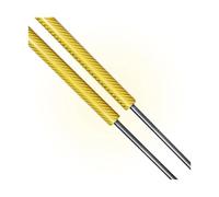 Per Subaru Per Forester 2a (SG) 2002-2008 Montanti Cofano In Fibra Carbonio Molle A Gas Anteriore Supporti Sollevamento Ammortizzatori Barre Montanti(Yellow Carbon Fiber)