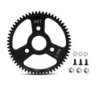 Per Summit Per Revo Per E-Revo Per Slash 1/10 Rc Auto Parti Di Aggiornamento Ingranaggio In Acciaio Duro 32P 0.8M 54T 56T 58T Modello RC Crawler Componenti
