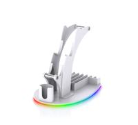 Per supporto di archiviazione desktop Supporto per controller con luci RGB bianche