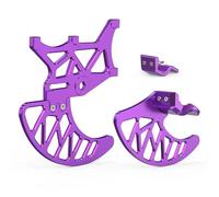 Per Surron Light Bee XS L1E Protezione disco freno anteriore posteriore Copri gamba forcella Kit protezione pinza pignone posteriore Freno De Automóvil Protección Para Freno Protector(Purple Kit)