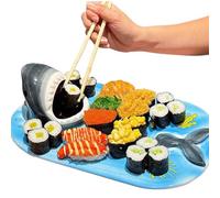 Per Sushi - Vassoio Antigraffio per Alimenti - Supporto Per Tacos A Forma Di Squalo | Per Ravioli Snack Frutta Compleanno Cena Casa Cucina Ristorante