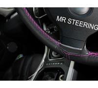 Per Suzuki Grand Vitara MK1 Copertura Volante In Vera Pelle Rosa Caldo Doppio St