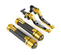 Per SUZUKI GSF250 2003-2007 2008 2009 Leve freno frizione moto Manopole manubrio(Gold)