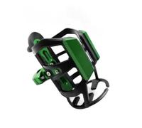 Per Suzuki GSF650 GSF1250 GSF 650 1250 BANDIT Moto CNC Accessori Bevanda Bottiglia Acqua Bevanda Portabicchieri(Verde)