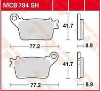 Per Suzuki Gsx-R 1000 R ABS 2021 TRW Sh Serie Sindered Posteriore Freno MCB784S