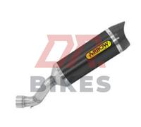 Per Suzuki Gsx-R 125 2017-2020 Arrow Street Thunder Alluminio Dark Silencer Con