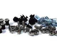 Per Suzuki GSX-R 750 2006 2007 Completo Inox carenatura & parabrezza kit bulloni