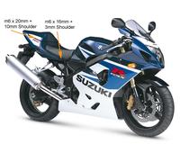 Per Suzuki GSX-R1000 2003 2004 Inox 4x Posteriore carenatura Seat Bulloni K3 K4