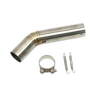 Per Suzuki GSXR 600 750 K6 K7 2006 2007 Silenziatore Di Scarico Per Moto Tubo Di Collegamento Centrale In Acciaio Inox