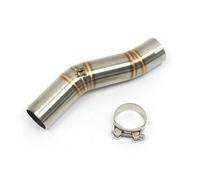 Per Suzuki GSXR 600 750 K8-K10 2008 2009 2010 Silenziatore Di Scarico Per Moto, Tubo Di Collegamento Centrale In Acciaio Inox(Stile A)