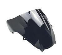 per Suzuki GSXR 600 GSXR 750 GSXR 1000 K1 K2 2000 2001 2002 2003 Moto Doppia Bolla Parabrezza Deflettori del Vento BOANUT (Color : Nero)