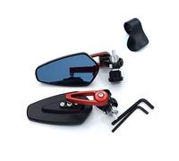 Per Suzuki GSXR GSX-R 600 750 1000 K1 K2 K3 K4 K5 K6 K7 K8 K9 Universale Del Motociclo Manubrio End Side Specchietto Retrovisore(Red)