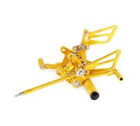 Per Suzuki GSXR1000 2001-2004 SV650 SV650S 1998-2014 Di Alluminio Di CNC Del Motociclo Regolabile Rearset Posteriore Set Pedane Pedali Poggiapiedi(Oro)