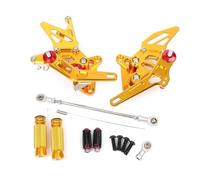 Per Suzuki GSXR1300 GSXR 1300 Hayabusa 1999 2000 2001-2018 Accessori Moto Poggiapiedi Regolabile Rearset Pedane Pedane Staffa(Oro)