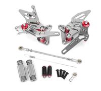 Per Suzuki GSXR1300 GSXR 1300 Hayabusa 1999 2000 2001-2018 Accessori Moto Poggiapiedi Regolabile Rearset Pedane Pedane Staffa(Titanio)