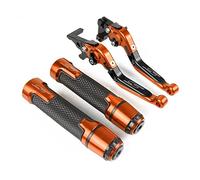 Per SUZUKI GSXR600 2006 2007 2008 2009 2010 Moto Regolabile Estensibile Freno Frizione Leve Manubrio Manopole(Orange)