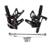 Per Suzuki Hayabusa GSX1300R 1999-2020 Accessori Moto Poggiapiedi Regolabile Rearset Pedane Pedane Staffa(Nero)