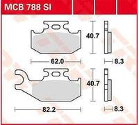 Per Suzuki Lt-A 750 Axi 4X4 2008-2017 TRW Si Serie Sindered Off-Road Freno Pad
