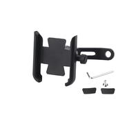 Per Suzuki Per Burgman AN125 AN200 AN400 AN650 Moto Supporto Del Telefono Mobile Navigatore Specchio Staffa Manubrio Accessori(Black Mirror Holder)