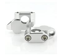 Per SUZUKI Per DR-Z110 Per DR-Z125 Per DR-Z250 Per DR-Z400S Per DR650 Riser Manubrio 22 Mm 7/8" Sollevato Indietro Spostato Esteso Rialzo Manubrio Moto(Silver)