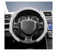 Per Suzuki per Grand per Vitara per Jimny per Swift Coprivolante in pelle scamosciata con chiusura a scatto(BIANCO)