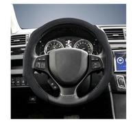 Per Suzuki per Grand per Vitara per Jimny per Swift Coprivolante in pelle scamosciata con chiusura a scatto(Nero)