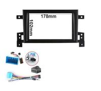 Per Suzuki Per Grand Vitara 2005-2014 2015 2016 2 Din Autoradio Fascia DVD Telaio Adattatore Pannello Cruscotto Mount Tirm Kit Fascia del pannello radio(Telaio-cavo)