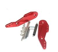 Per SUZUKI Per GSX250R Per GSX 250R Moto Sollevare Pedale Poggiapiedi Staffa Del Cambio Regolabile Base Resto Piede Peg Pedane Moto(Rosso)