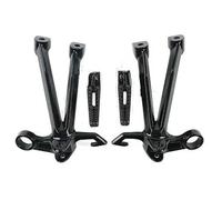 Per SUZUKI Per GSXR1000 2007-2008 Set Di Staffe Per Pedane Posteriori Per Moto Poggiapiedi Moto(Black)