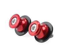 Per Suzuki Per V-Strom DL250 DL650 DL1000 DL1050 SV650 SV650X Vite Cavalletto Motocicletta M8 Bobine Forcellone Scorrevole Protezione dagli urti(ROSSO)