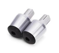 Per Suzuki Per VStrom 650 Per V-Strom 650 1000 1050 Xt DL250 DL650 Dl1000 Accessori Terminali Manubrio Motociclette Tappi Manopole Manubrio CNC Tappo terminale cappuccio manubrio(Argento)