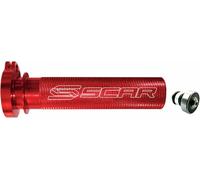 Per Suzuki Rm-Z 450 2005-2019 Scar Rosso Motocross Alluminio Acceleratore Tubo