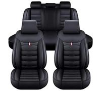 per Suzuki Samurai 1992-2014 Coprisedili Auto Set Completo Similpelle Lusso Coprisedile Auto Compatibile Airbag Impermeabile,A