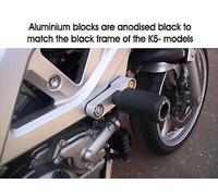 Per Suzuki SV650 Bikini 2014 R&G Crash Protezioni - Stile Classico CP0138BL