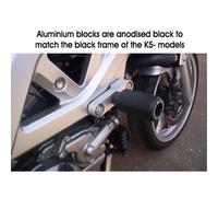 Per Suzuki SV650 Carenatura 2014 R&G Crash Protezioni - Stile Classico CP0138BL