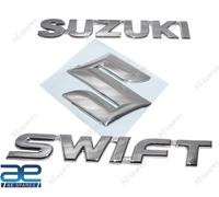 Suzuki Swift Set Logo 3D Emblema Griglia Posteriore Cromato Emblem Tail Gate