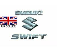Per Suzuki Swift Posteriore Griglia Emblema Distintivo Cromo 3D Logo Set