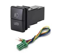 Per Suzuki Swift Spacia 2019 Doppio Pulsante Interruttore Modifica Interni Fendinebbia Pulsante Di Avvio Pulsante Autobloccante (Front fog lamp LED)