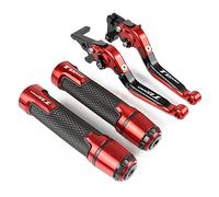 Per Suzuki TL1000 1995-2000 2001 Moto Regolabile Pieghevole Freno Frizione Leva Manopole(Red)