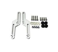 Per SUZUKI V Per STROM 650 Per DL Per V-STORM 650 Per DL650 650 2017-19 Regolatori Per Parabrezza Parabrezza Per Moto Staffa Adatta CUPOLINO Deflettore(D'argento)