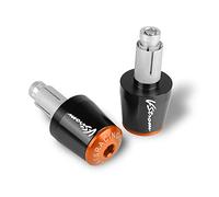 Per Suzuki V-Strom 650/XT 1000/XT 1050XT VStrom DL650 DL1000 DL250 Manopole In Alluminio CNC Per Moto Manubrio Estremità Della Presa Tappo Di Copertura Tappi Bilanciati manopole(Orange)