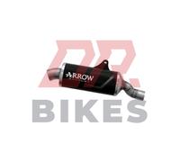 Per Suzuki V-Strom 800DE 2023 Arrow Indy Gara Evo Alluminio Scuro Silenziatore