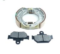 per Suzuki VL125 Intruder 2000-2008 VL250 Intruder LC250 2000-2007 VL 125 250 LC Moto Semimetallo Anteriore E Pastiglie Freno Posteriore Basso Rumore(Fronte Retro)
